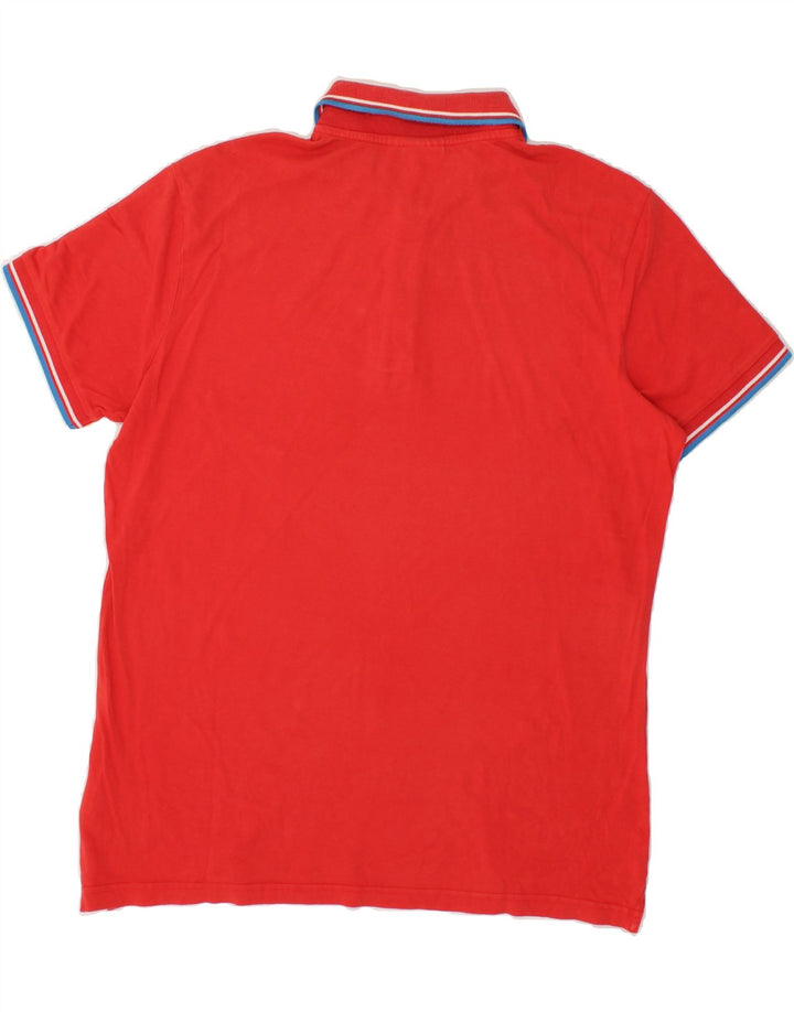 DIADORA Mens Polo Shirt 2XL Red Cotton Vintage Diadora and Second-Hand Diadora from Messina Hembry 