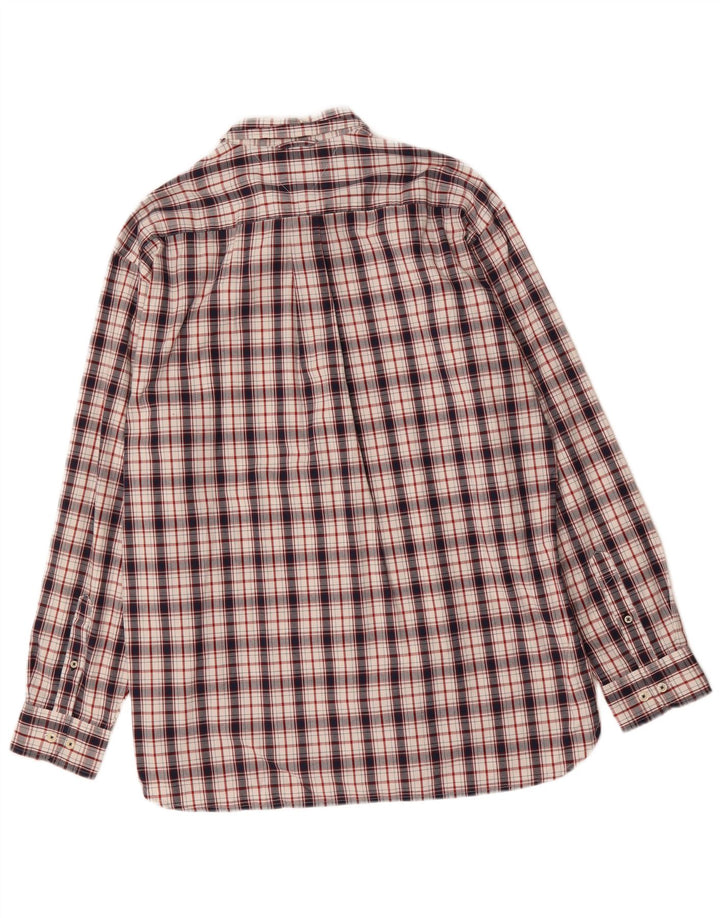 Camisa masculina TOMMY HILFIGER grande algodão xadrez multicolorido