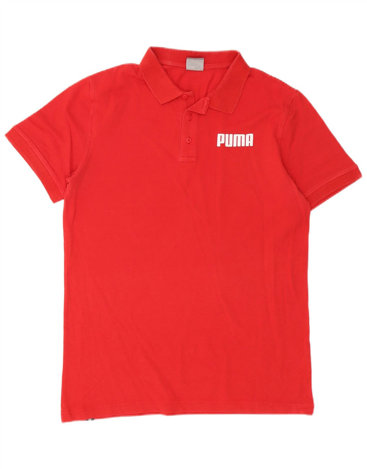 Camisa polo masculina Puma médio algodão vermelho