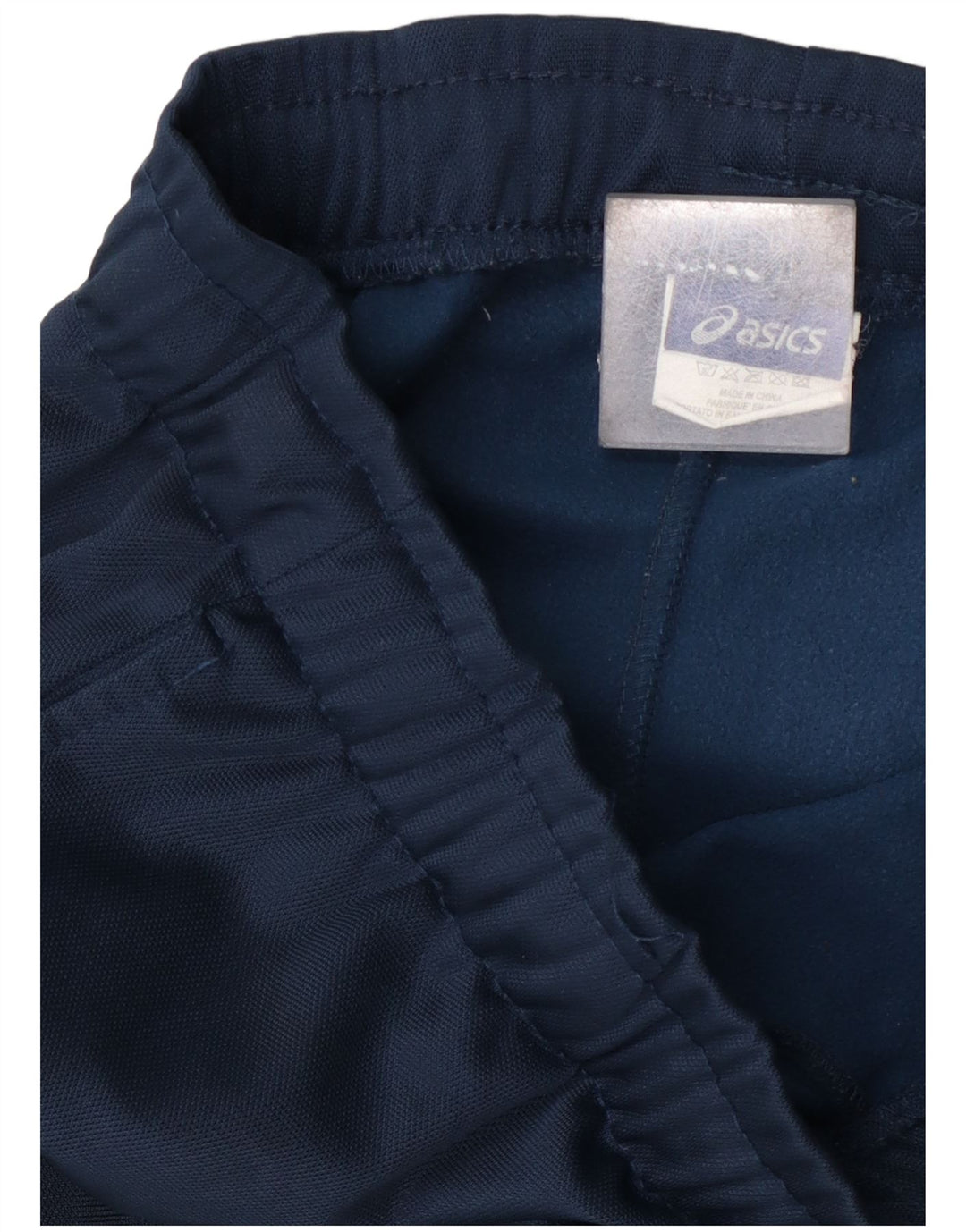Calça de treino masculina Asics poliéster azul marinho médio