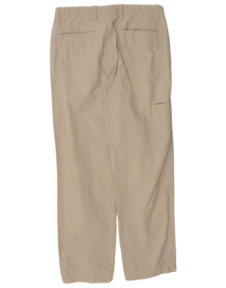 Calça Chino Reta Masculina Massimo Dutti EU 40 Médio W31 L30 Bege