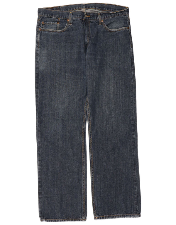 Levi's Mens 514 Straight Jeans W38 L32 Blue Cotton