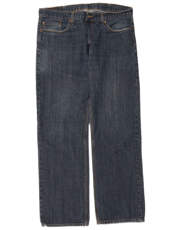 Levi's Masculino 514 Straight Jeans W38 L32 Azul Algodão