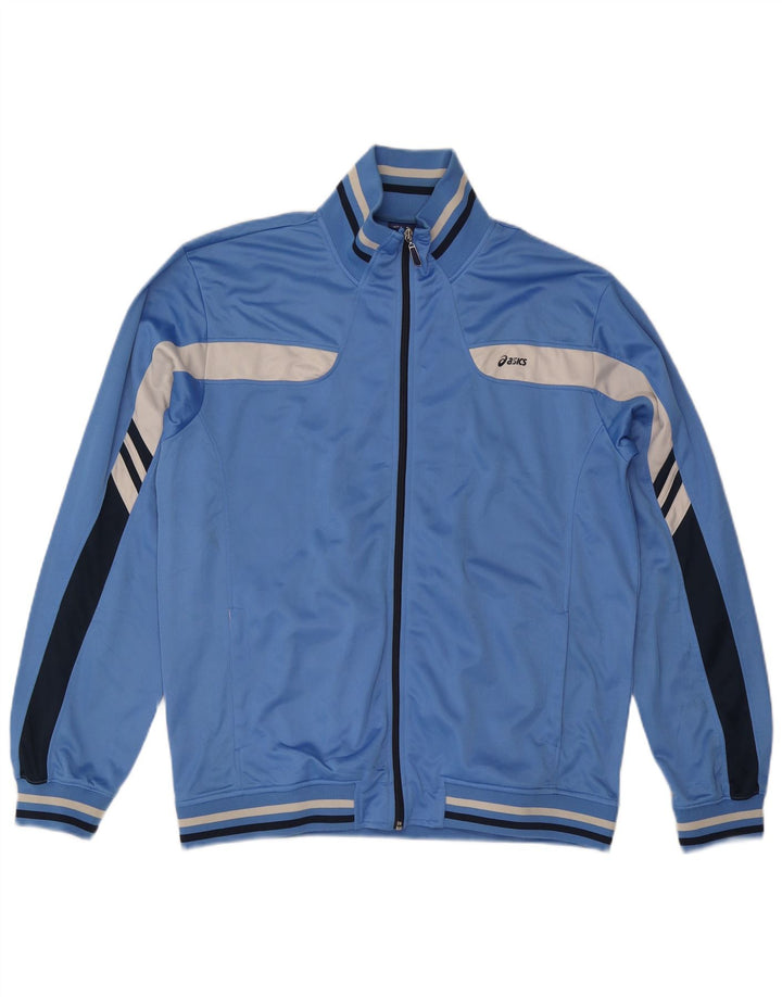 ASICS Mens Treino Top Jacket 2XL Azul Colorblock