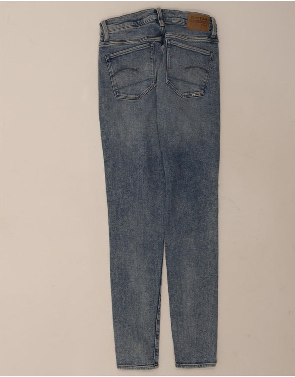 Jeans skinny feminino G-Star W27 L32 algodão azul