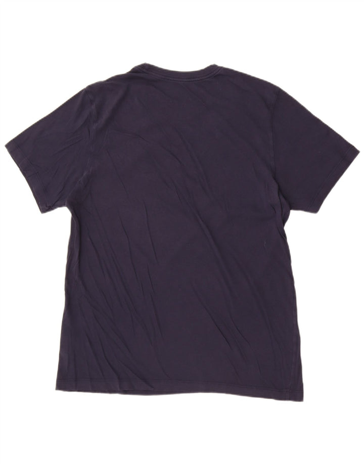 Camiseta masculina Nike grande algodão azul marinho
