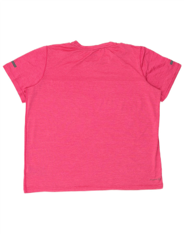 Camiseta Russell Athletic Girls Husky Top 14-15 Anos XL Rosa Nylon