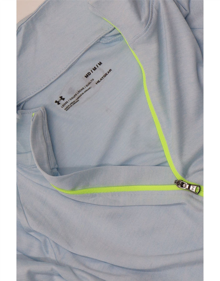 Under Armour Womens Heat Gear Pulôver Treino Top Reino Unido 12 Médio Azul