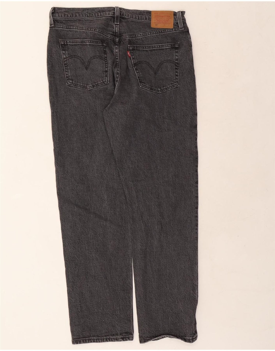 Levi's feminino 501 jeans retos W32 L30 algodão cinza