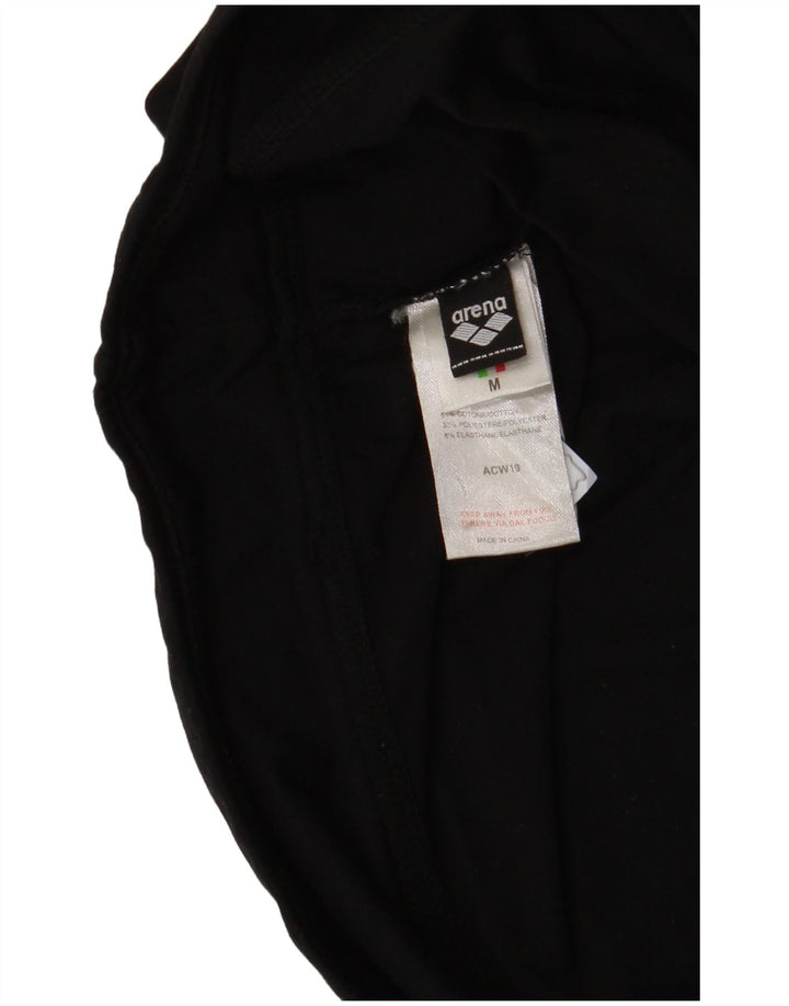 Arena Leggings Femininas UK 12 Médio Algodão Preto