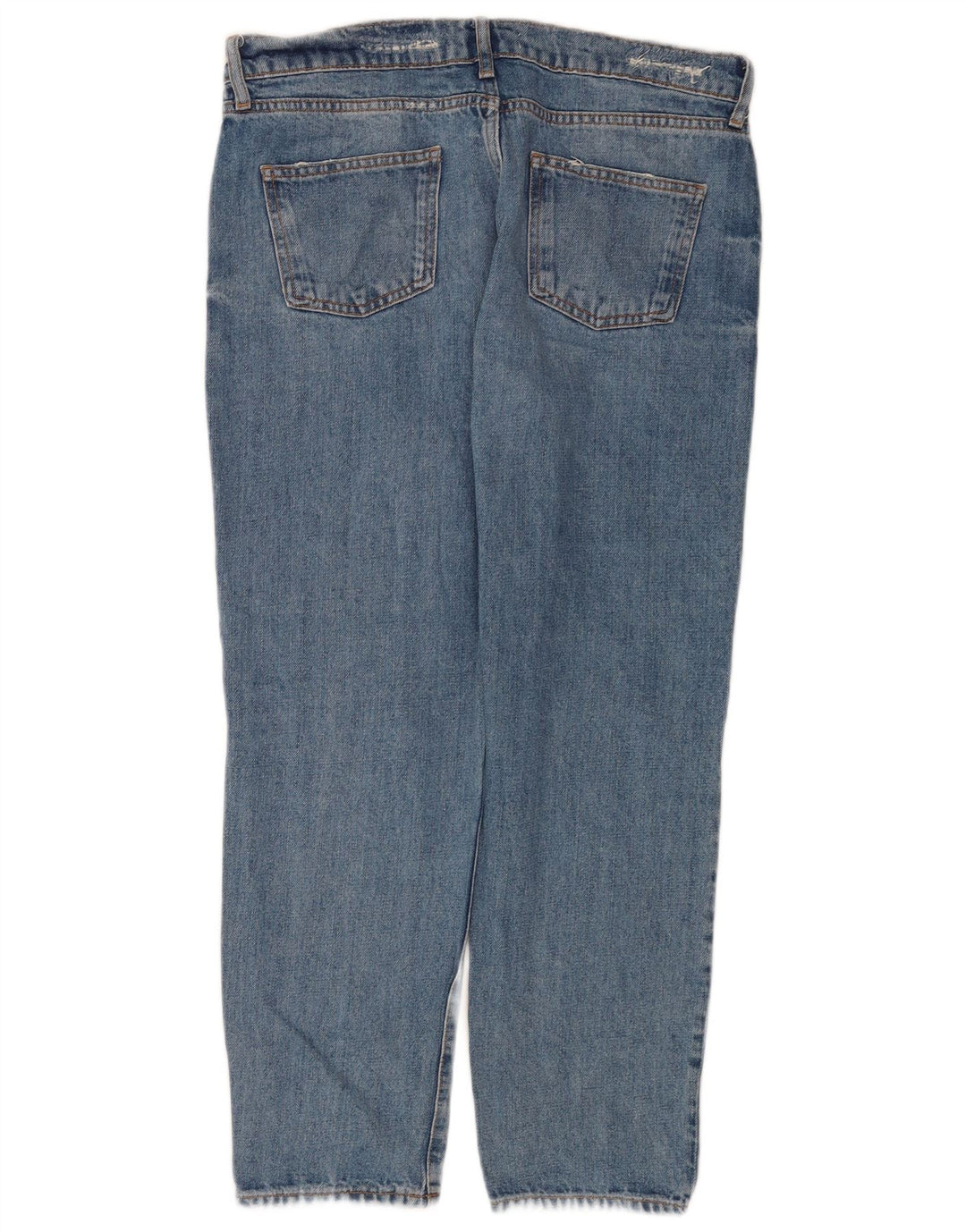 Calça jeans reta feminina Zara EU 40 médio W30 L26 algodão azul