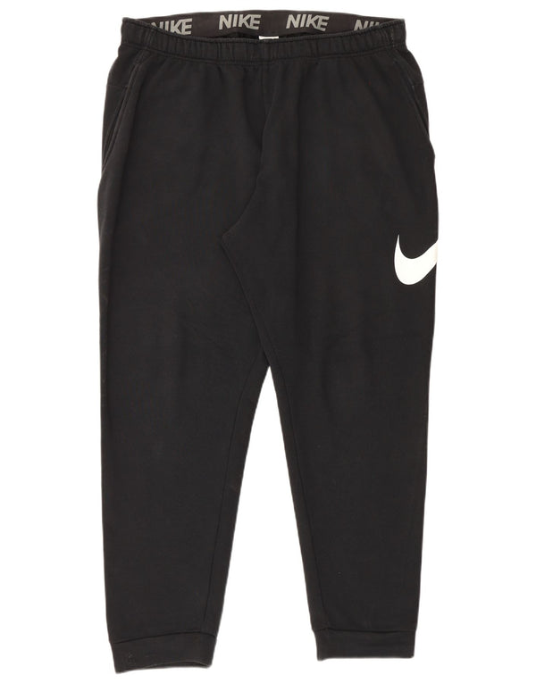 Calça esportiva feminina Nike Dri Fit Graphic Joggers UK 20 2XL preta
