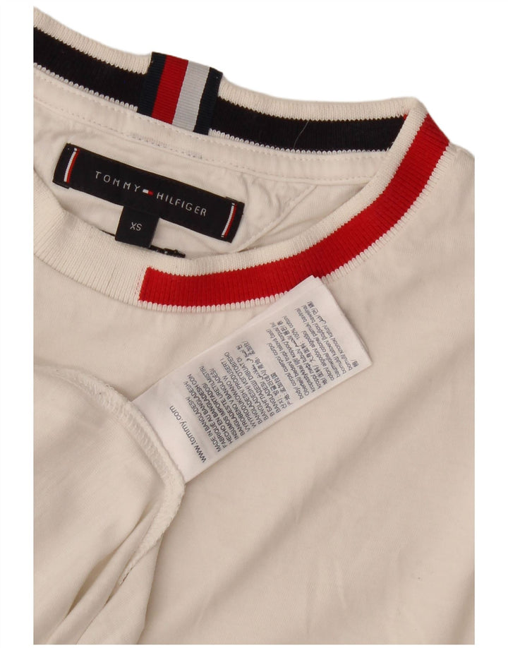 Camiseta masculina Tommy Hilfiger Top XS algodão branco