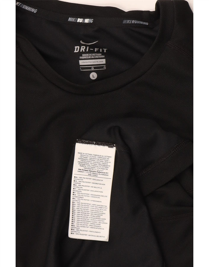 Camiseta Nike Masculina Dri Fit Top Grande Poliéster Preto