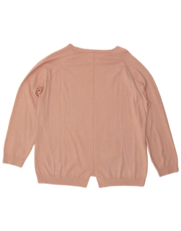 ZARA Suéter feminino com gola canoa 13-14 anos rosa