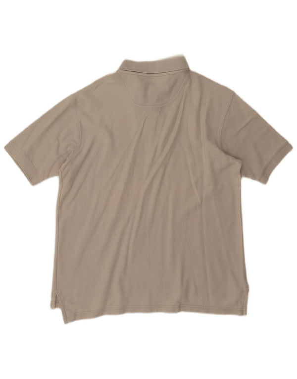 Camisa polo masculina Timberland cinza médio algodão