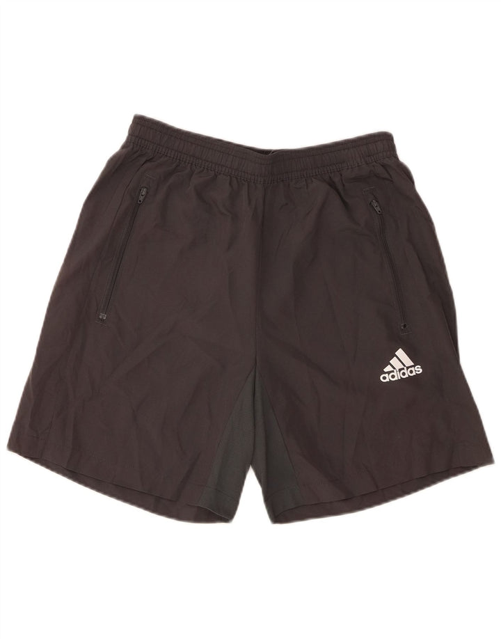 Adidas Mens Aeroready Sport Shorts Pequeno Poliéster Cinza