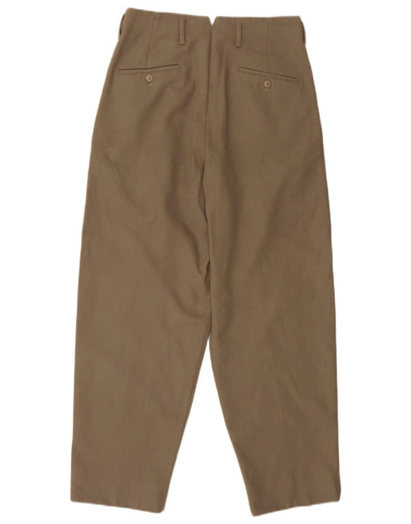 Calça Chino Masculina Virgola Cintura Alta IT 46 Grande W30 L27 Cáqui