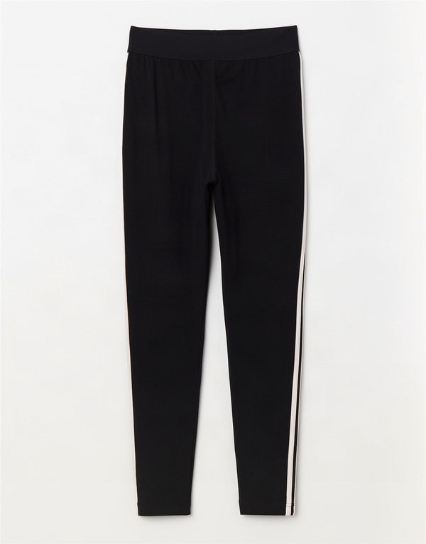 Leggings Adidas Mulher UK 16/18 Grande Azul Marinho