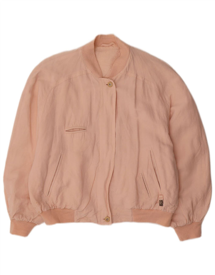 Jaqueta Bomber Oversized Feminina Vintage EU 40 Médio Rosa