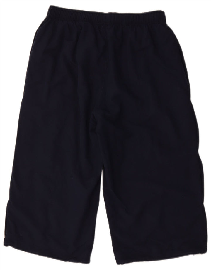 Bermuda esportiva masculina Canterbury com estampa gráfica azul marinho médio poliéster