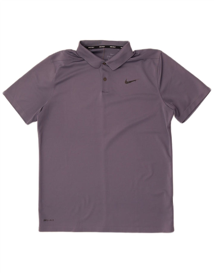 Camisa polo masculina Nike Dri Fit grande cinza