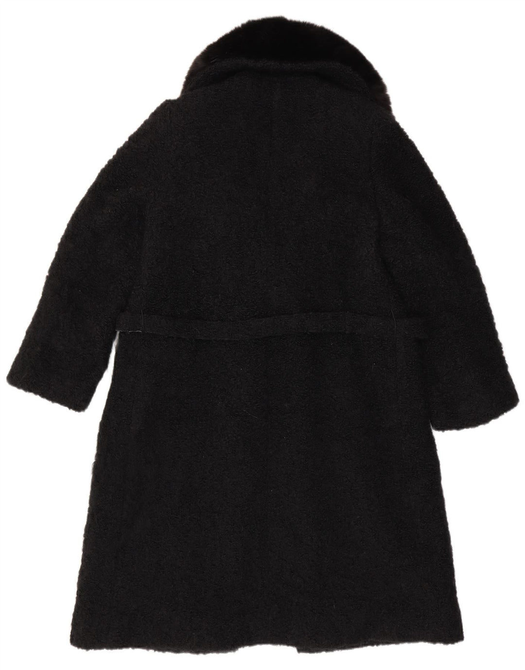 Sobretudo aberto feminino VINTAGE UK 12 médio preto