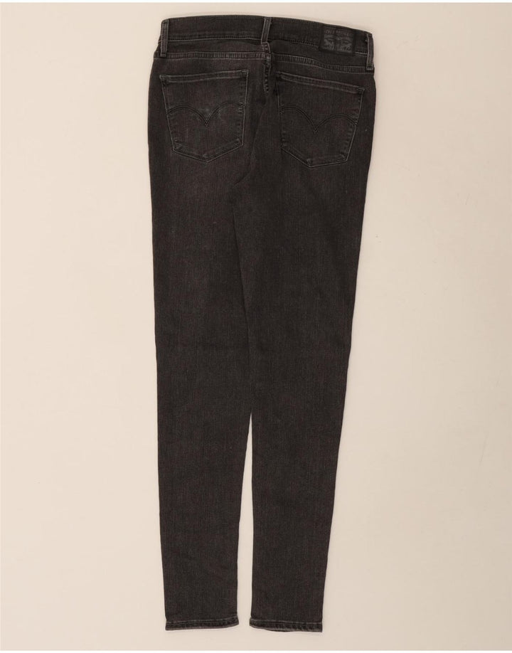 Calça jeans feminina Levi's 710 Super Skinny W29 L30 cinza algodão