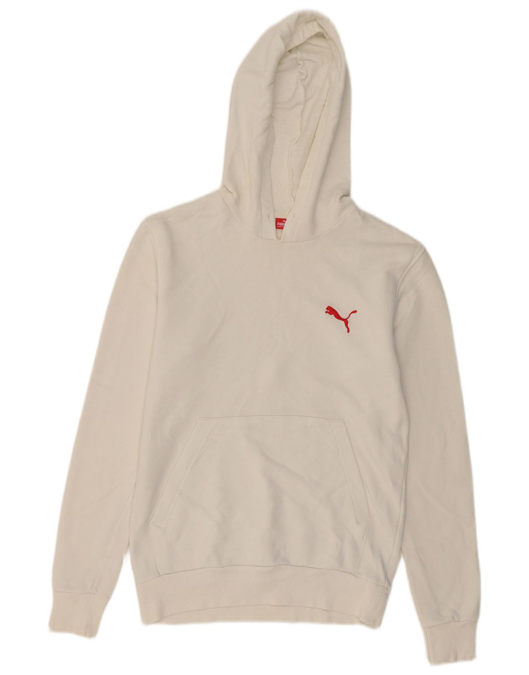 Puma masculino gráfico moletom com capuz XS algodão branco