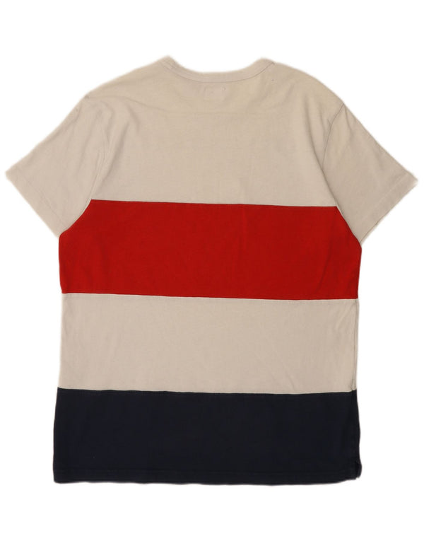 Levi's Camiseta masculina top grande algodão colorblock multicolorido