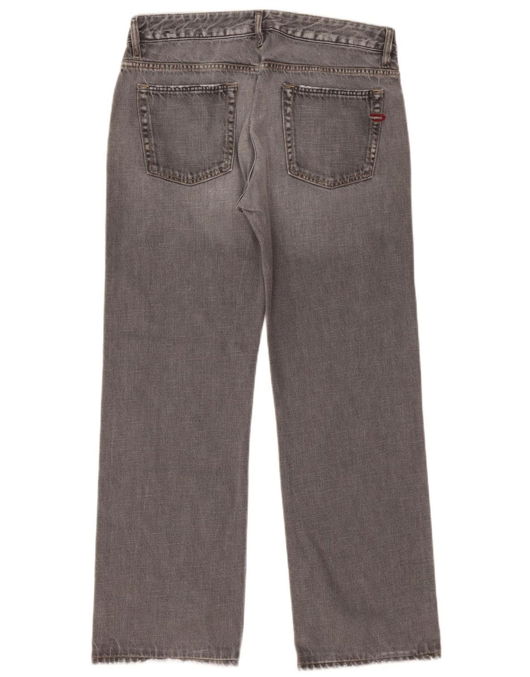 Jeans retos femininos Diesel W34 L31 algodão cinza