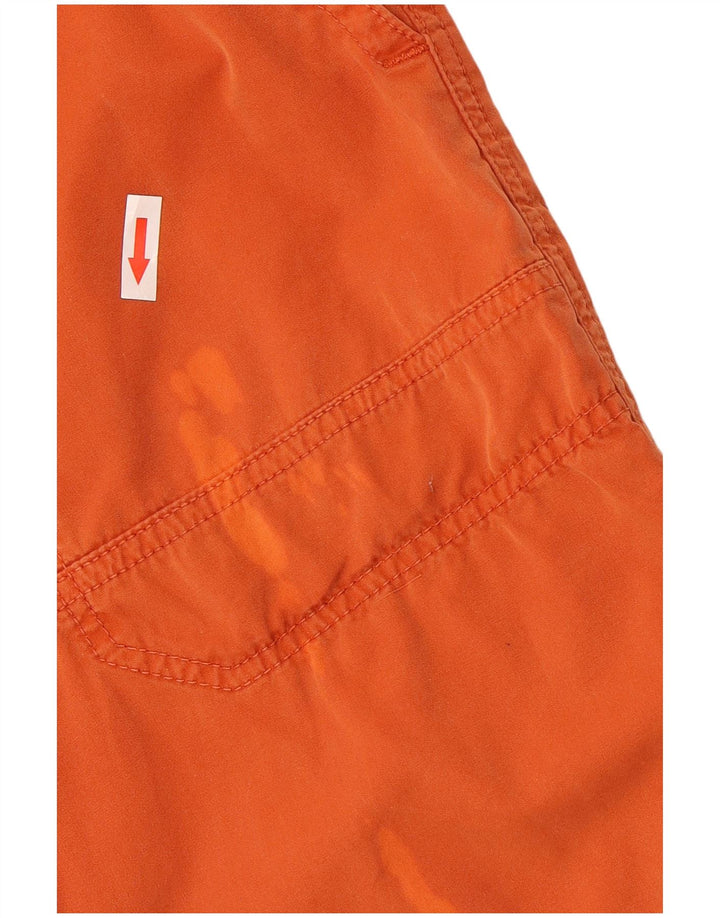Gas Mens Chino Shorts W31 Médio Algodão Laranja