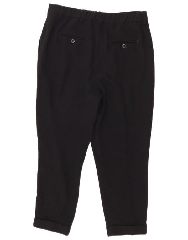 Calça Capri Cônica Feminina Zara Médio W30 L23 Preta