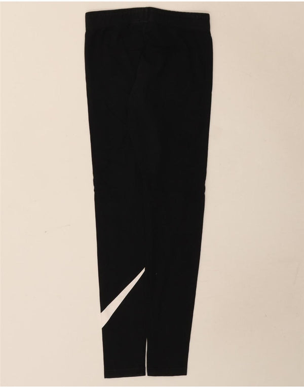 Leggings Nike Femininas Graphic UK 8 Pequenas Algodão Preto