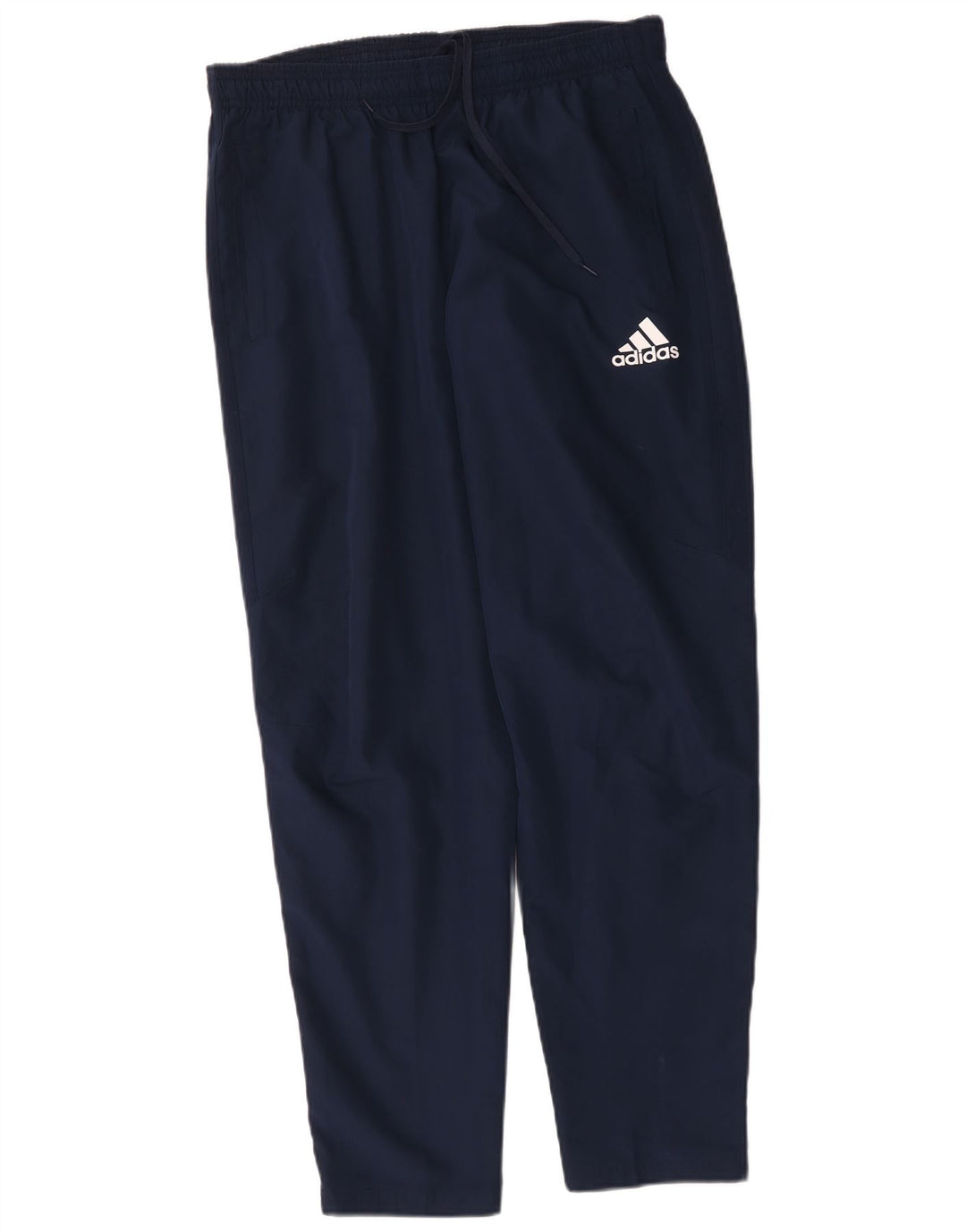 Calça de treino masculina Adidas Graphic grande poliéster azul marinho