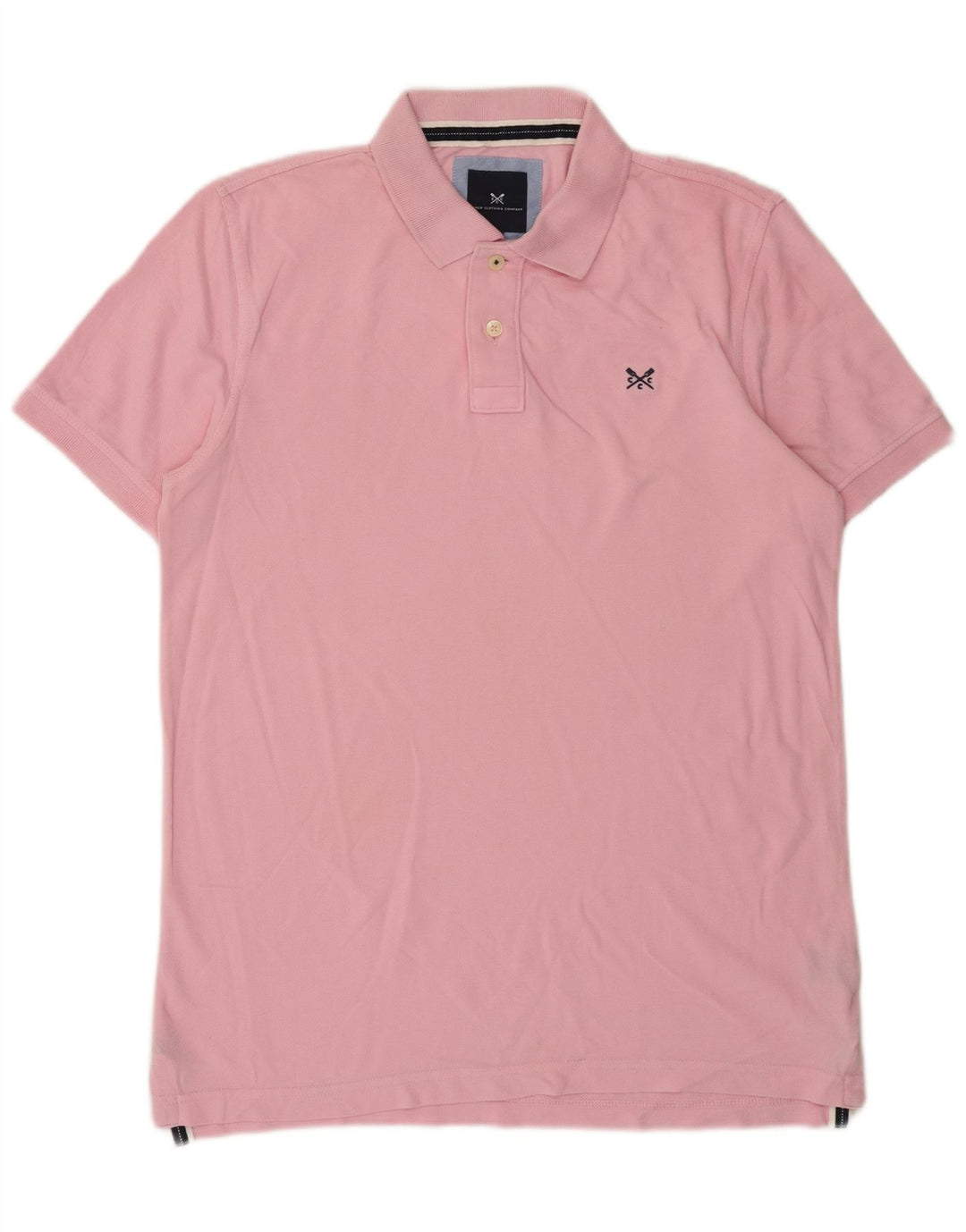 Camisa polo masculina J. Crew algodão rosa médio