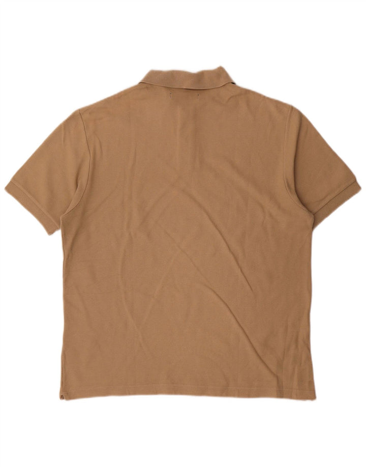 Camisa polo masculina Marina Yachting algodão bege médio