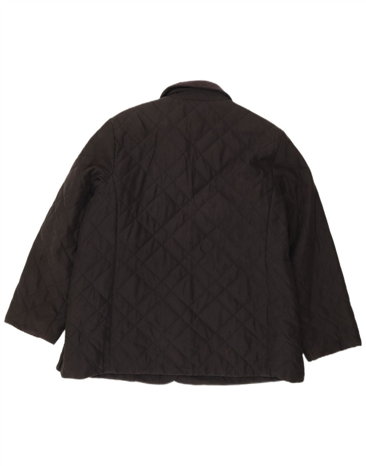 Jaqueta acolchoada feminina Marks & Spencer UK 20 2XL poliéster preto