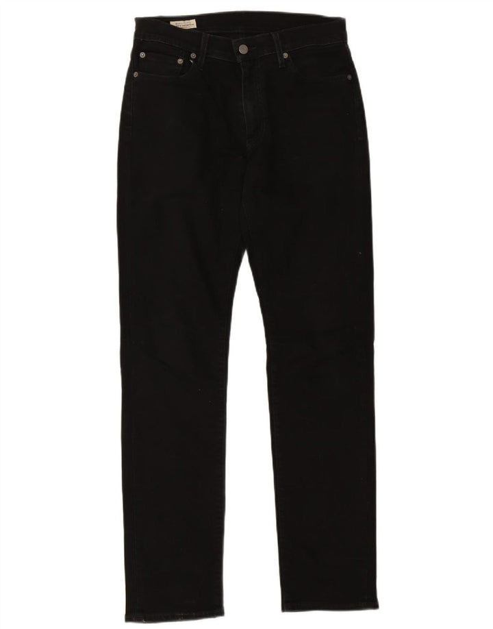 Levi's Masculino 511 Slim Jeans W30 L32 Algodão Preto