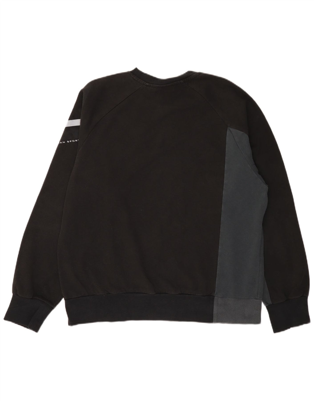 Lotto moletom gráfico masculino jumper grande preto colorblock algodão