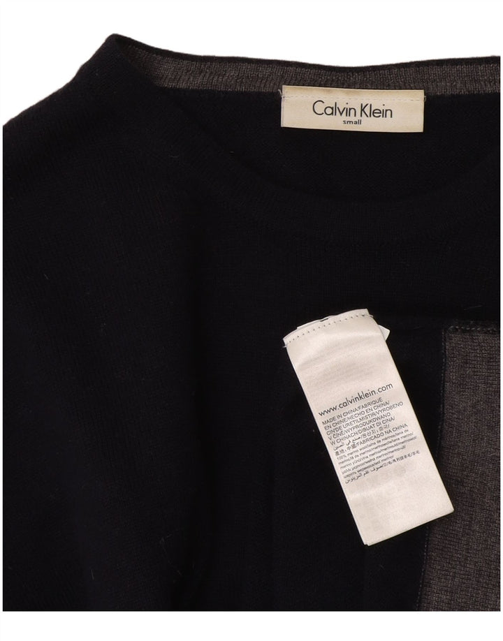 Calvin Klein Masculino Pequeno Lã Azul Marinho