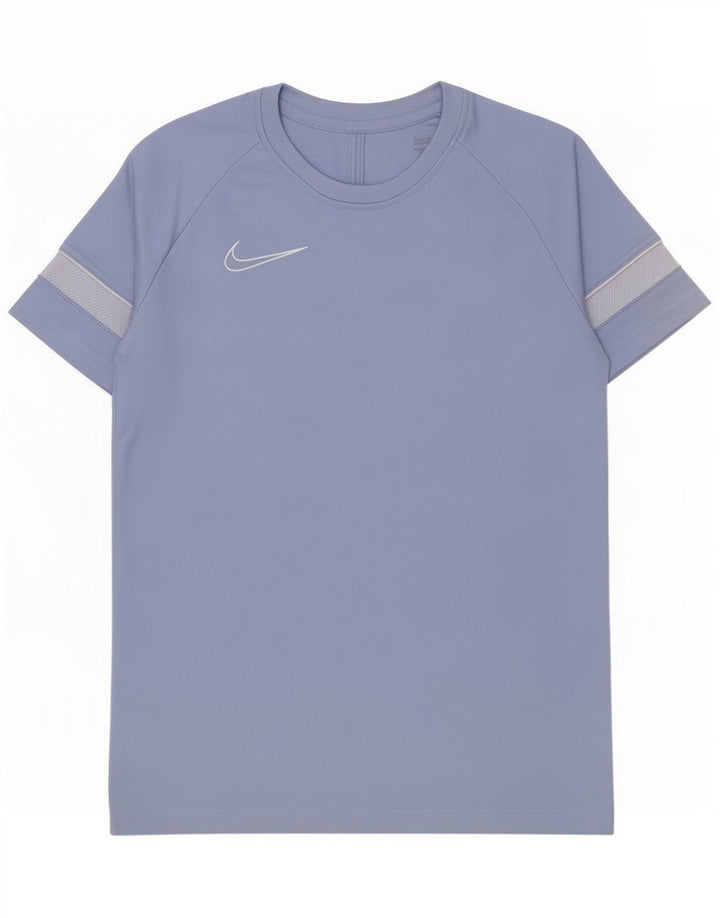 Camiseta Nike Boys Dri Fit Top 10-11 Anos Azul Médio Colourblock Poliéster