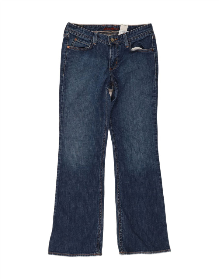 EDDIE BAUER Calça jeans feminina bootcut EUA 2 XS W27 L29 algodão azul