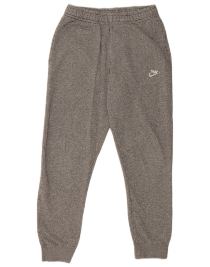 Calça de treino masculina Nike joggers pequeno algodão cinza