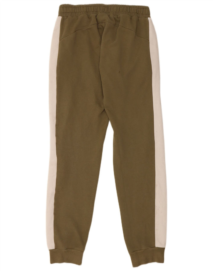 Puma Mens Full Tracksuit Medium Khaki Colourblock Algodão