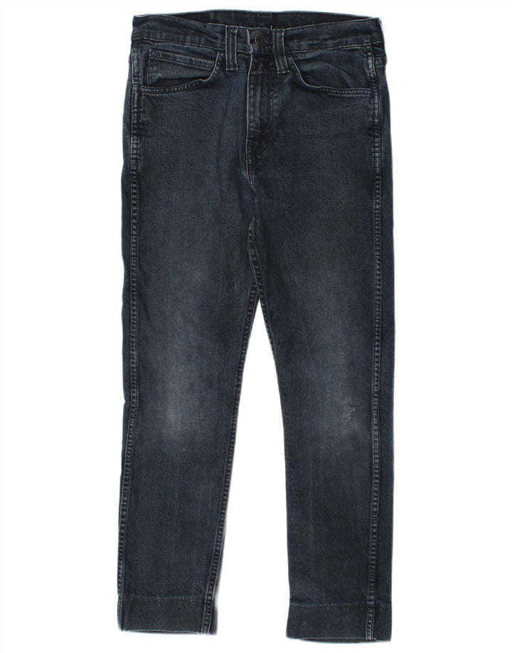 Levi's Masculino 522 Slim Jeans W28 L25 Azul Marinho Algodão