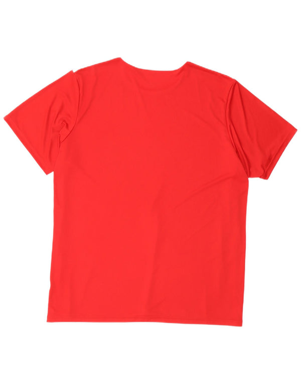 Adidas Mens Aeroready Camiseta Top 2XL Vermelho