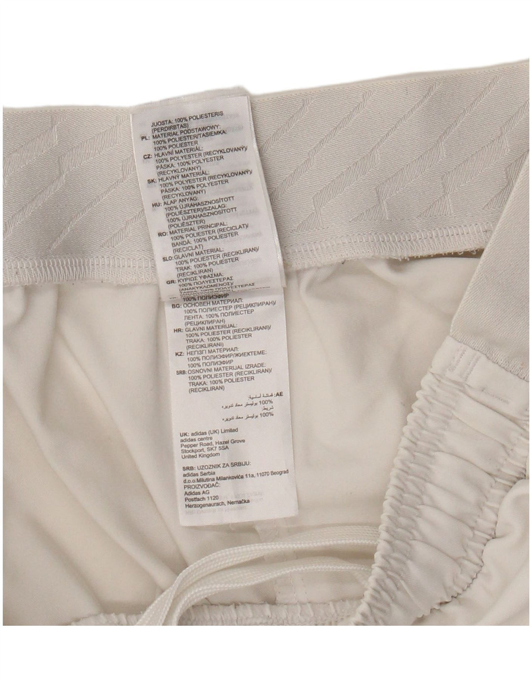 Adidas Mens Juventus Sport Shorts Médio Branco Poliéster