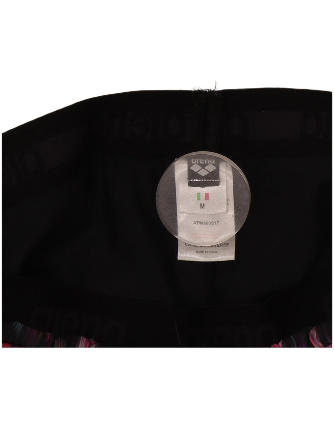 Arena Womens Sport Shorts UK 14 Médio Poliéster Ikat Multicolorido