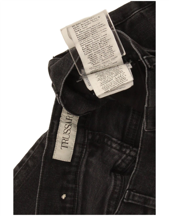 Trussardi Mens Slim Jeans W34 L28 Algodão Cinza